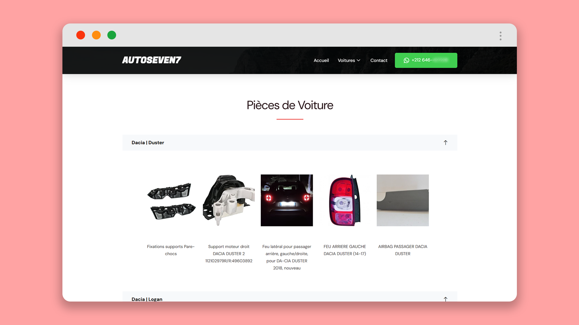 AUTOSEVEN7 - Spare Parts Marketplace screenshot