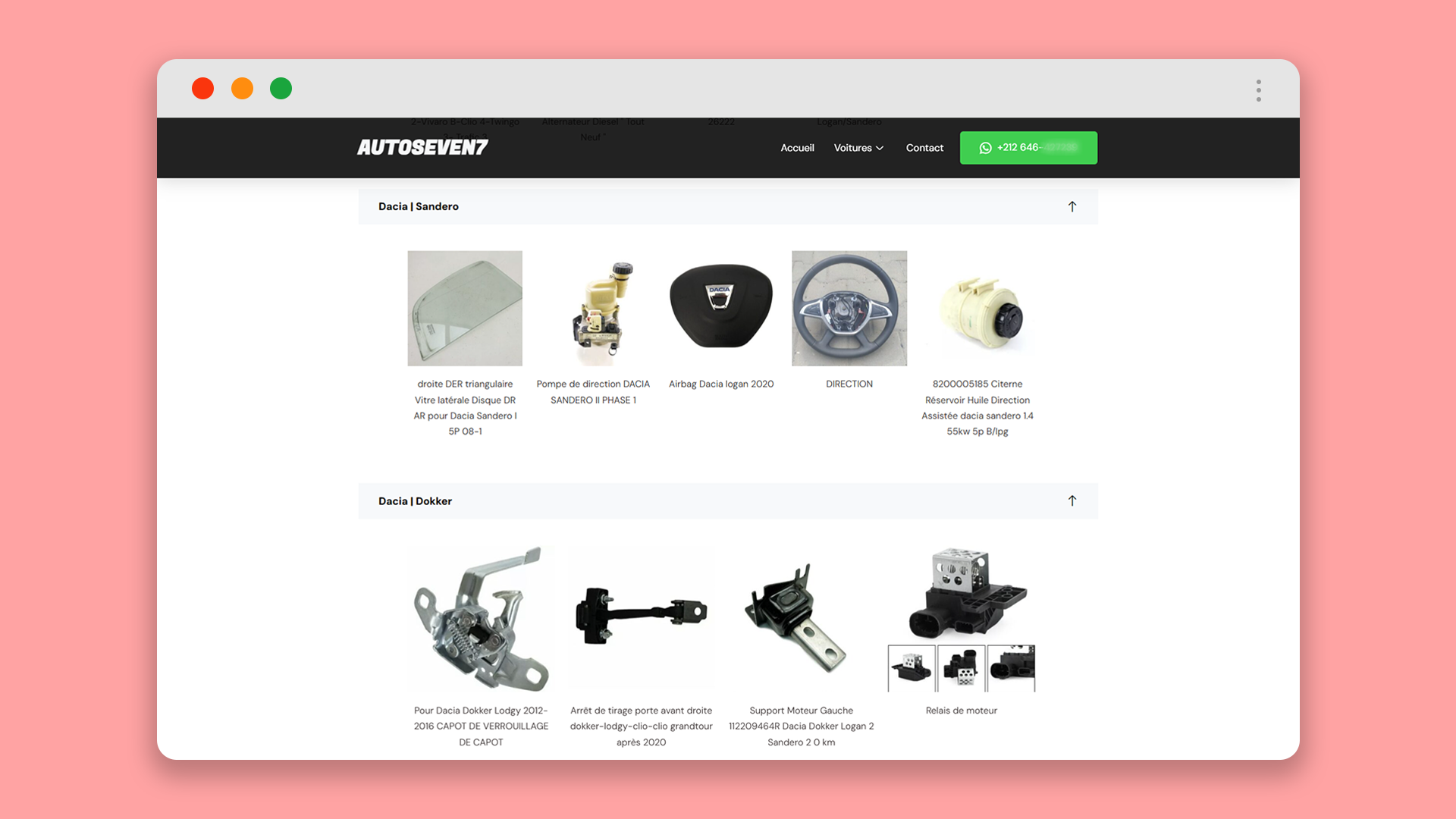 AUTOSEVEN7 - Spare Parts Marketplace screenshot